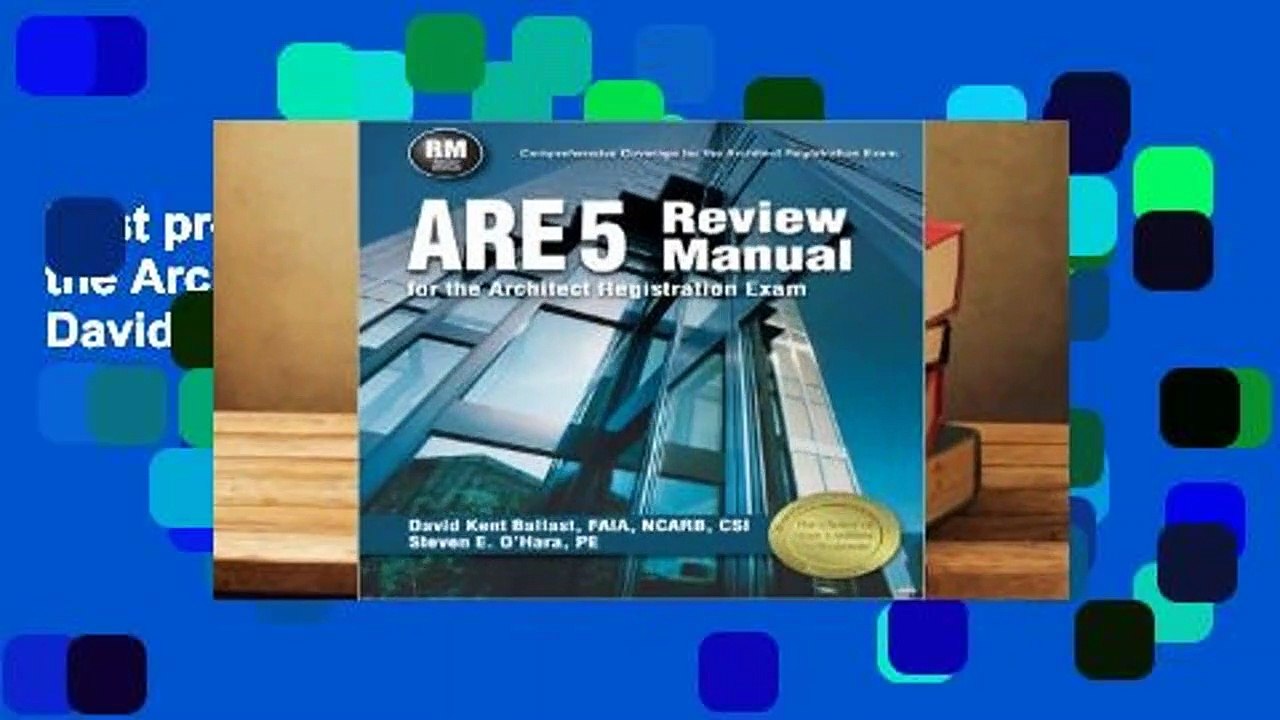 Best product  ARE 5 Review Manual for the Architect Registration Exam - David Kent Ballast