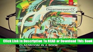 Full E-book Adobe Dreamweaver CC Classroom in a Book (2014 Release)  For Online
