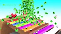 Wooden Xylophone Soccer Balls Hammer Toys to Learn Colors for Children - 3D Kids Toddler Learning