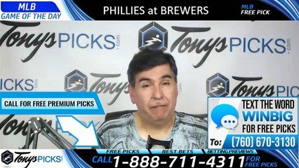 Phillies vs Brewers 5/25/2019 Picks Predictions