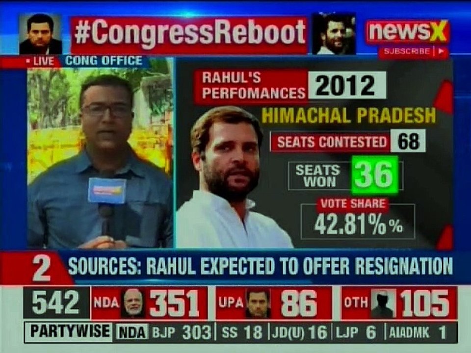 Congress Working Committee To Meet Today, Rahul Gandhi Expected To Offer Resignation