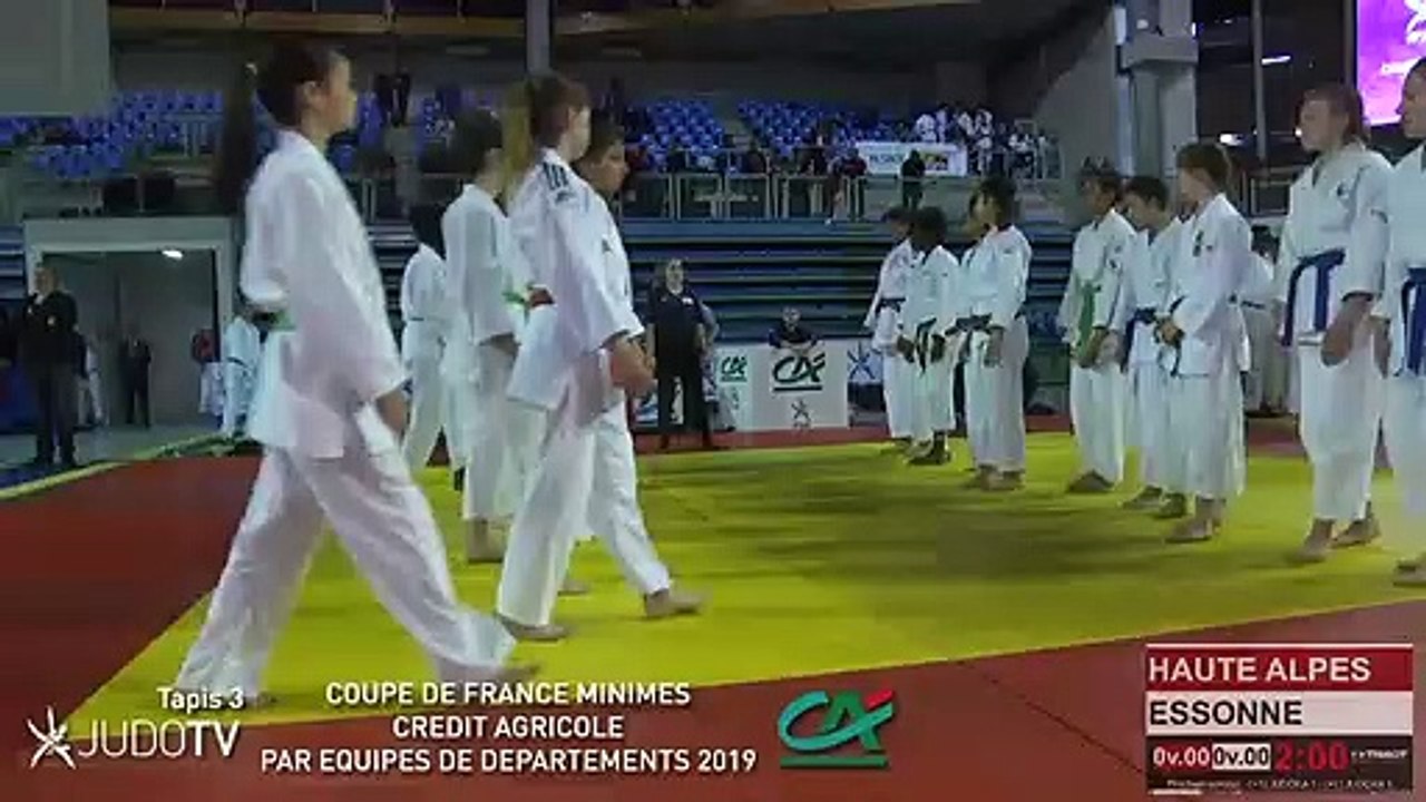 REPLAY TAPIS 3 - COUPE DE FRANCE MINIMES CREDIT AGRICOLE PAR EQUIPES DE DEPARTEMENTS 2019