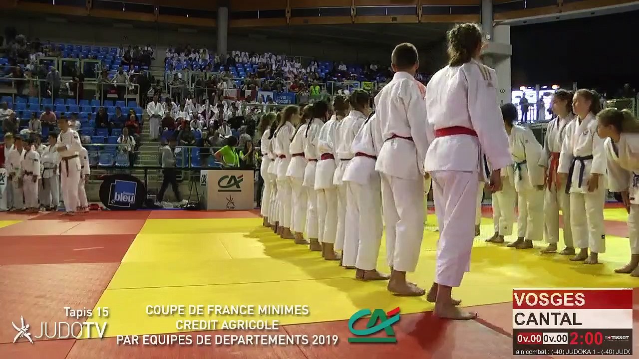 REPLAY TAPIS 15 - COUPE DE FRANCE MINIMES CREDIT AGRICOLE PAR EQUIPES DE DEPARTEMENTS 2019