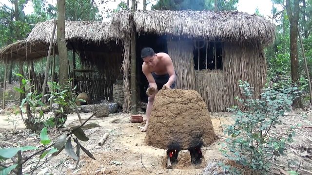 Primitive Technology:Stove and Lime Kiln-Primitive life-wilderness