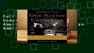 Full E-book One Nation Under God: How Corporate America Invented Christian America  For Free