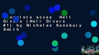Complete acces  Hell Divers (Hell Divers #1) by Nicholas Sansbury Smith