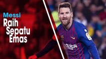 Lionel Messi Kembali Raih Gelar Sepatu Emas Eropa  dan Ukir Rekor Baru