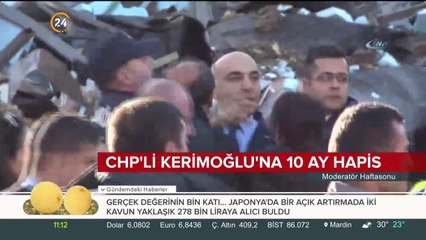 Kerimoğlu'na kasten yaralamadan 10 ay hapis cezası