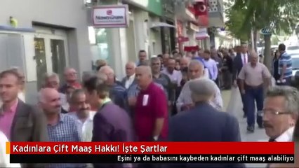 Kadınlara Çift Maaş Hakkı! İşte Şartlar