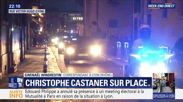 Colis piégé à Lyon : Christophe Castaner sur place