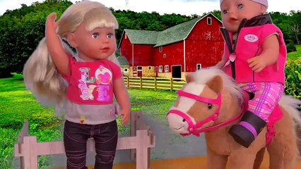 Baby Born Doll Pink Bedroom & Doll Clothes Toys!