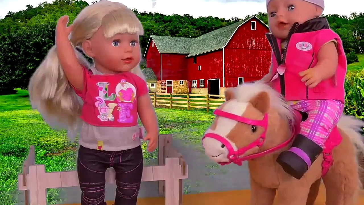 Baby Born Doll Pink Bedroom & Doll Clothes Toys!