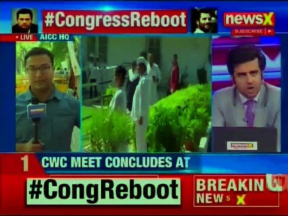 Rahul Gandhi Resignation Rejected, CWC wants hi...