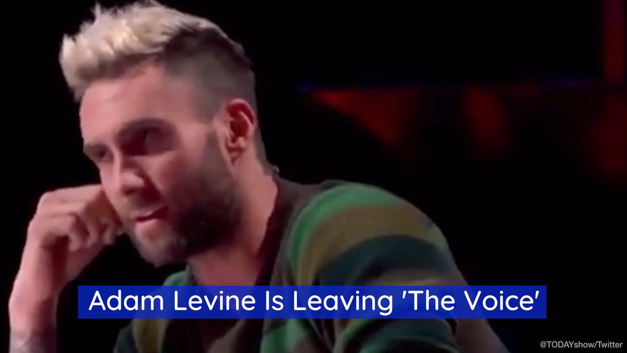 Adam Levine Exits The Voice