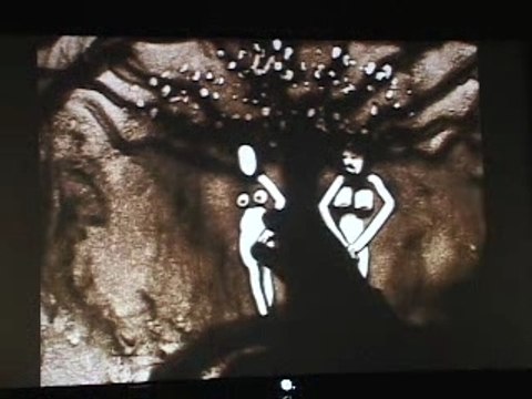 ART INSOLITE : Dessins de sable - Sand-animation