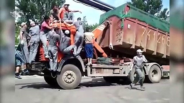 Machines forced to Work - Overloaded Truck