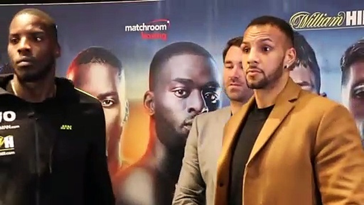 WORDS TRADED! - LAWRENCE OKOLIE v WADI CAMACHO **OFFICIAL** HEAD-TO-HEAD @ PRESS CONFERENCE