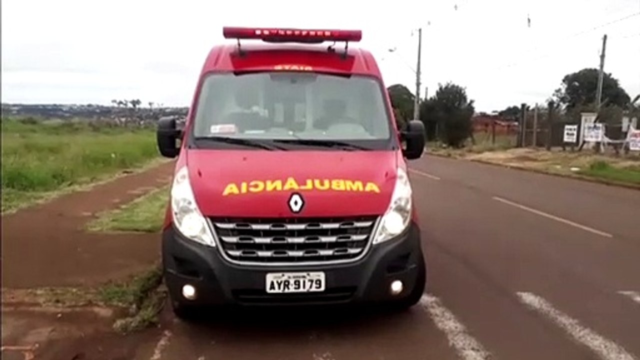 Homem fica ferido em acidente na Avenida das Pombas