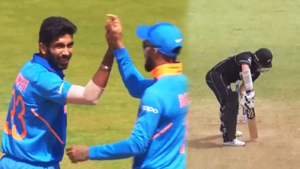 World Cup 2019 IND vs NZ: Jasprit Bumrah bowls a brilliant yorker to dismiss Munro | वनइंडिया हिंदी