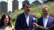 Çevre ve Şehircilik Bakanı Kurum, kentsel dönüşüm alanını inceledi - İSTANBUL