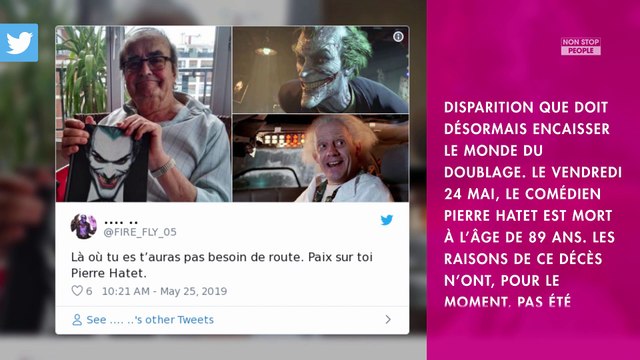 Pierre Hatet mort : les émouvants hommages affluent sur la Toile