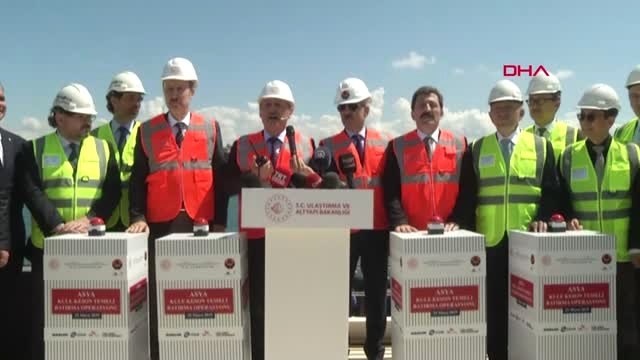 ÇANAKKALE 1915 Çanakkale Köprüsü Asya ayağı kule kesonu batırılıyor-4