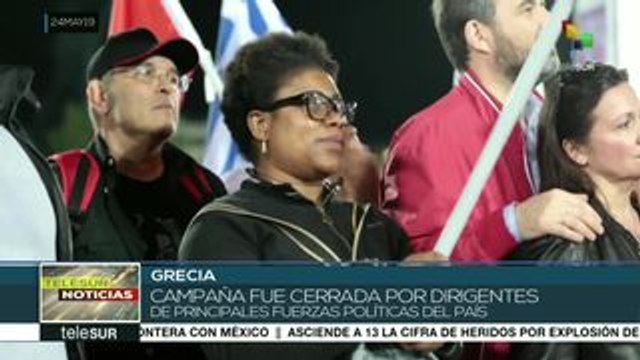 Grecia: cierra campaña electoral de municipales, regionales y europeas