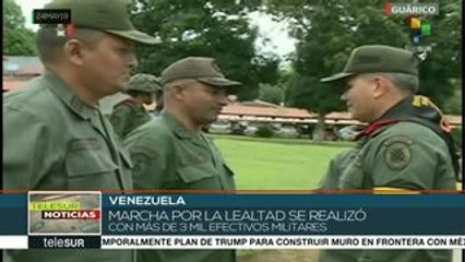 Download Video: Venezuela: efectivos militares participan en Marcha de la Lealtad