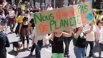 Aubenas: 250 manifestants à la marche pour le climat
