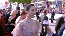 L'actrice Zhang Ziyi est sur le tapis rouge et remettra le prix du meilleur acteur - Cannes 2019