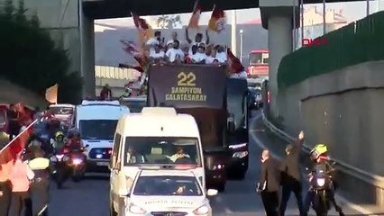Galatasaray şampiyonluğunu böyle kutluyor