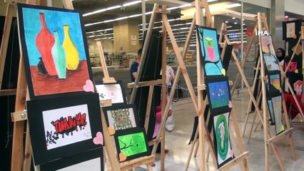 Park Afyon AVM’de resim sergisi açıldı