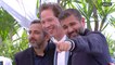 Reda Kateb, Vincent Cassel, Olivier Nakache et Eric Tolédano prennent la pose pour Hors normes - Cannes 2019