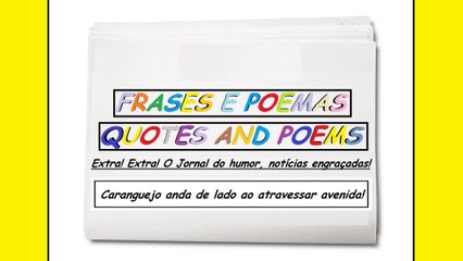 Notícias engraçadas: Caranguejo anda de lado ao atravessar avenida! [Frases e Poemas]