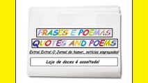 Notícias engraçadas: Loja de doces é assaltada! [Frases e Poemas]