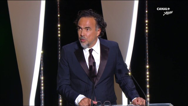 C'est difficile de donner si peu de récompenses Alejandro G. Iñárritu - Cannes 2019