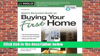 [MOST WISHED]  Nolo's Essential Guide to Buying Your First Home