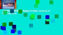 [MOST WISHED]  Notary Public Journal of Notarial Acts