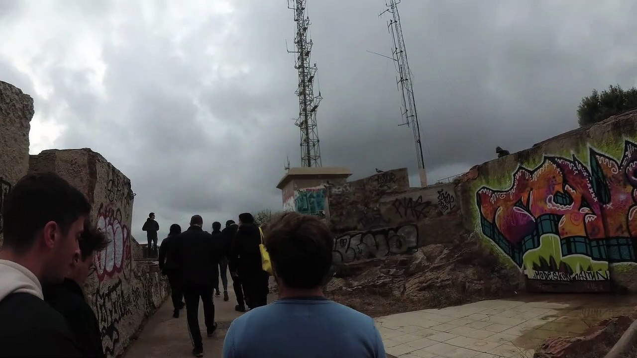 timelapse panorama barcelona