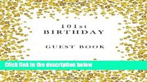 [BEST SELLING]  101st Birthday Guest Book