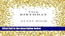 [NEW RELEASES]  70th Birthday Guest Book