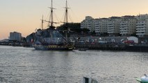 Arrivée canon de l’Hermione