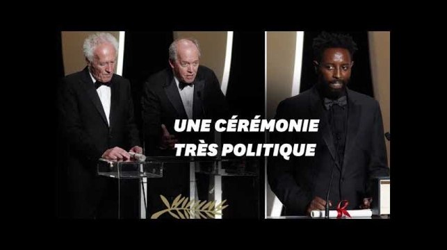 Au Festival de Cannes, la politique s’invite à la cérémonie de clôture