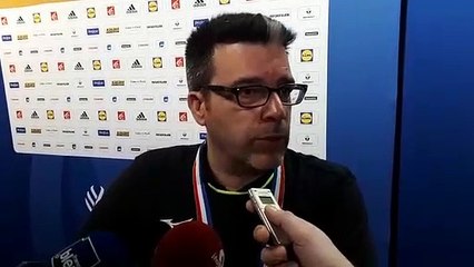 La réaction d'Erick Mathé, entraîneur de Chambéry