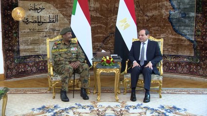 السيسي والبرهان يتوافقان على أولوية دعم الإرادة الحرة للشعب السوداني