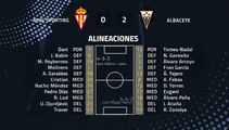 Resumen partido entre Real Sporting y Albacete Jornada 40 Segunda División