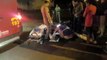 Mulher sofre fratura na perna após acidente no Bairro Santa Cruz