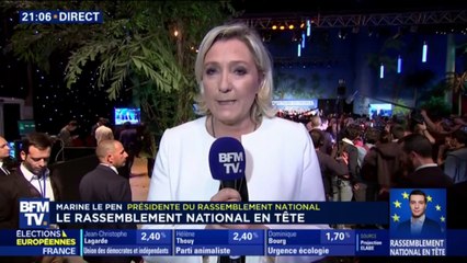 "Nous allons constituer le super-groupe que nous attendons depuis longtemps au Parlement européen" (Marine Le Pen)