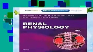 Full version  Renal Physiology: Mosby Physiology Monograph Series (with Student Consult Online