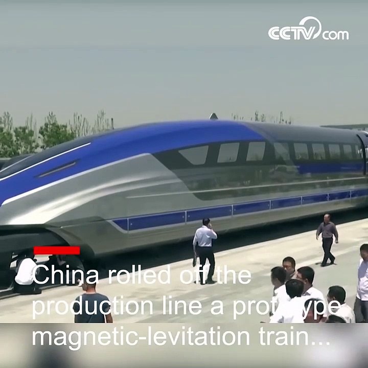 China unveils 600 kph maglev train prototype